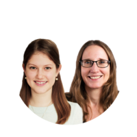 Emma Saneson and Prof. Tamsin Ford CBE