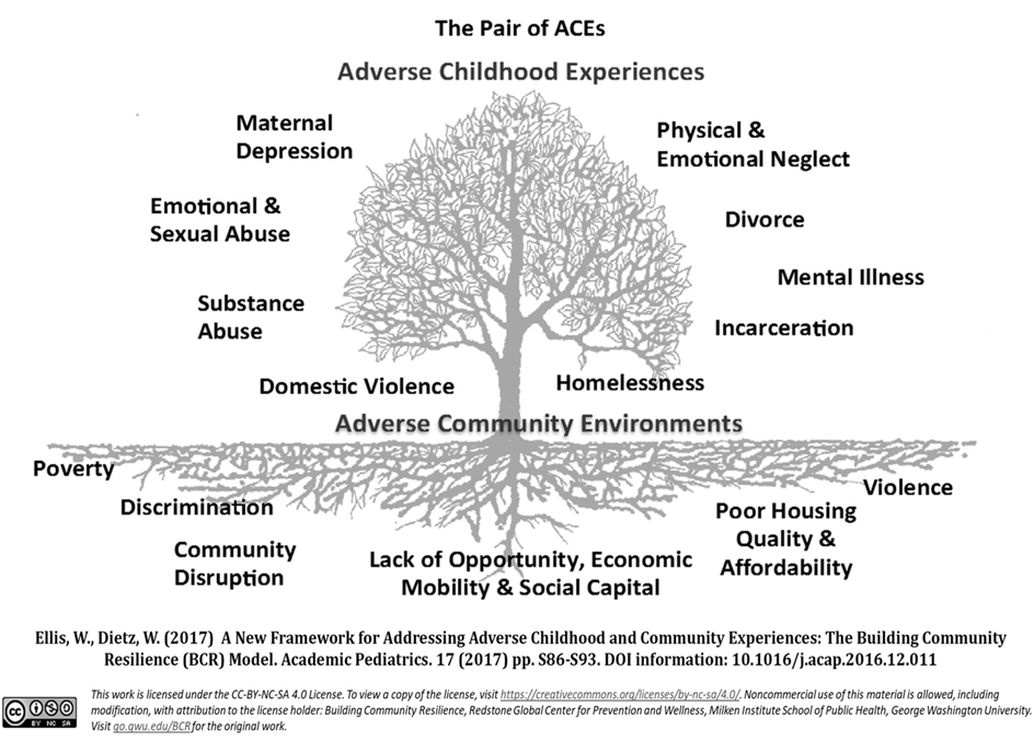 Tree diagram of ACEs