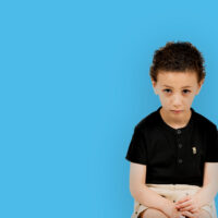 Traumatised young boy