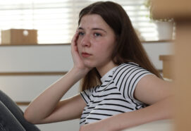 DBTA adolescent girl staring into the distance