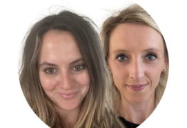 Professor Aja Murray and Amanda Russell